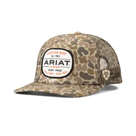 Ariat Men's Duck Camo Patch Snapback Ball Cap A3000871156