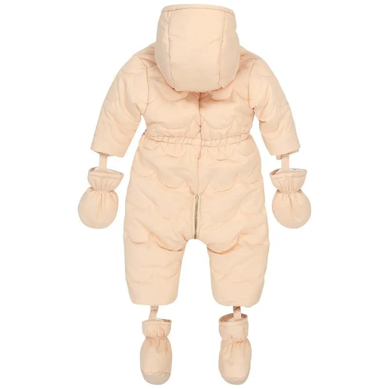 Baby Girls Pale Pink Snowsuit