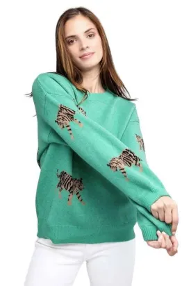 Bibi Tiger Pattern Sweater