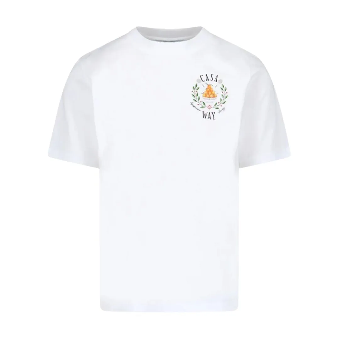 CASABLANCA CASA WAY T-SHIRT WHITE