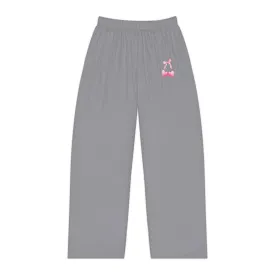 Cherry Bow Pajama Pants in Grey