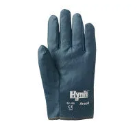 Hynit Nitrile-Impregnated Gloves, 7, Blue