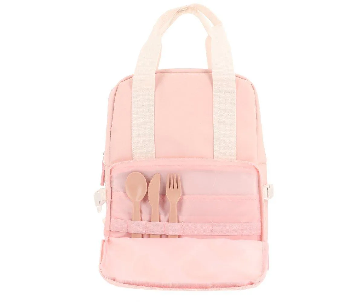 Monnëka Thermal Backpack | Stripes Pink