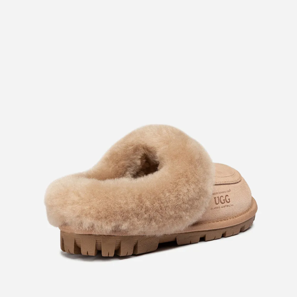 Ozwear Coquette Shearling Mule