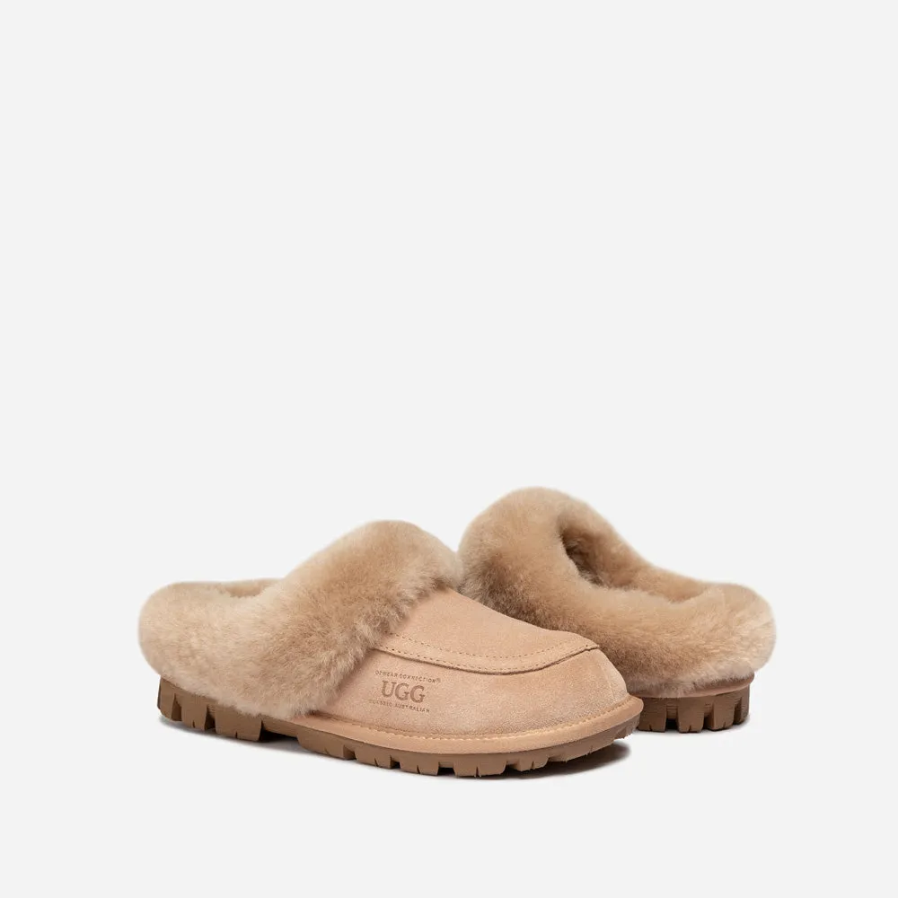 Ozwear Coquette Shearling Mule