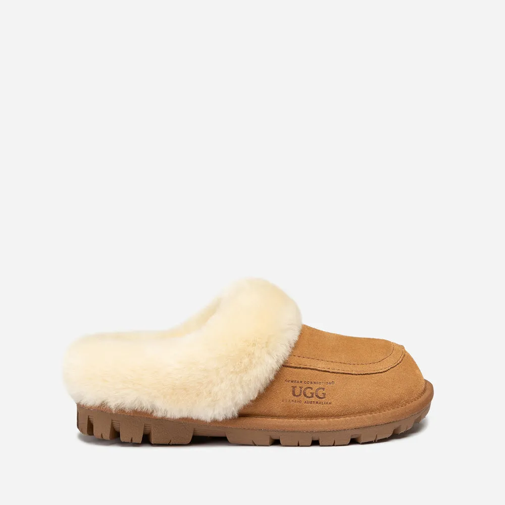 Ozwear Coquette Shearling Mule