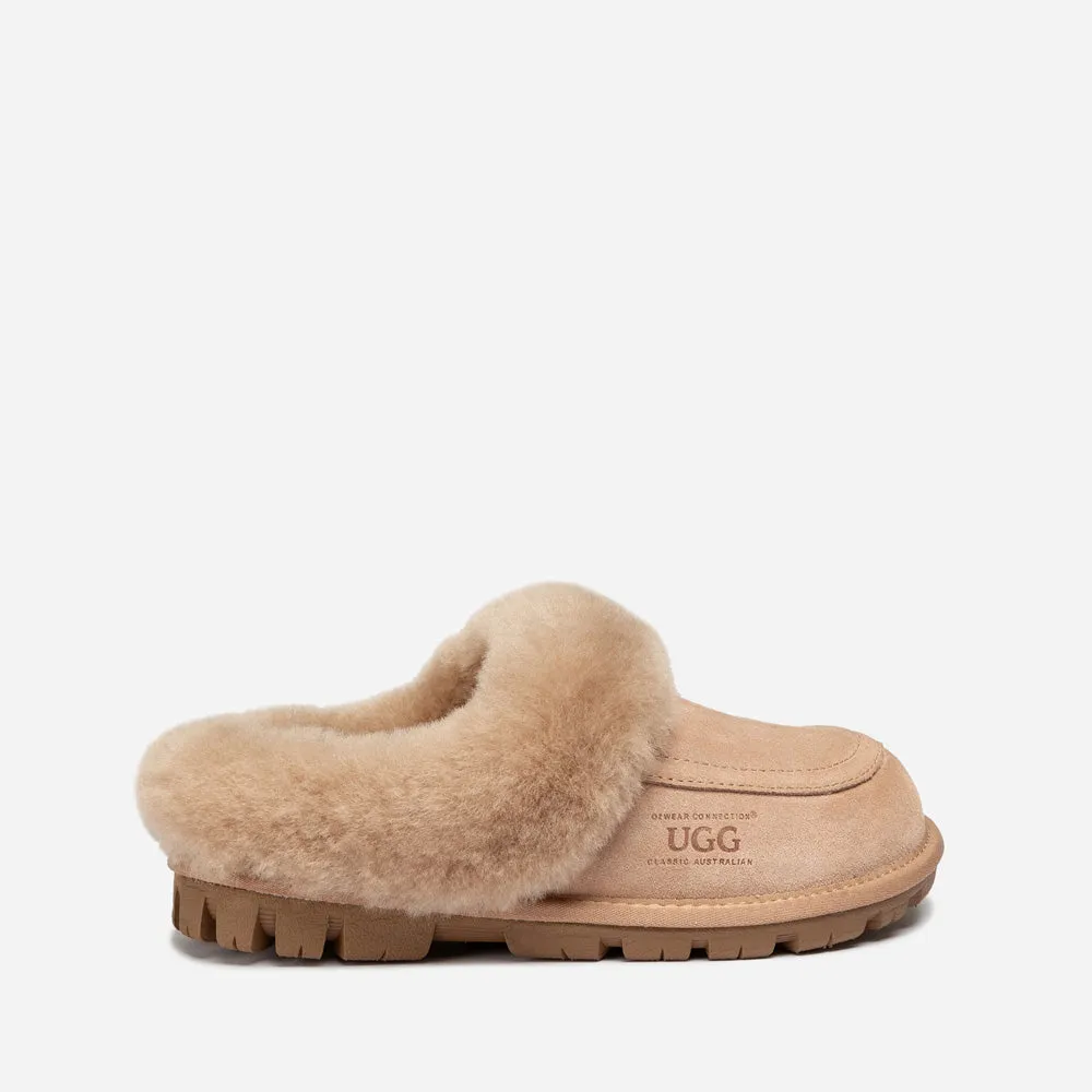 Ozwear Coquette Shearling Mule