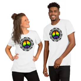 Peace Sign Rainbow - Unisex t-shirt, pride, lgbtq, lgbtq 