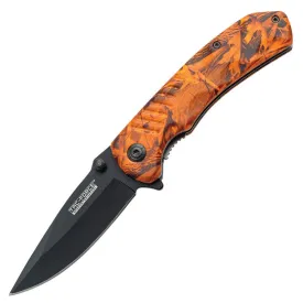 Tac Force 764 Assisted EDC Folding Knife (Orange Camo Handle)