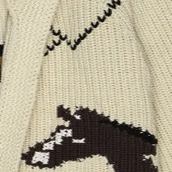 The Great - The Horse Lodge Cardigan in Cream