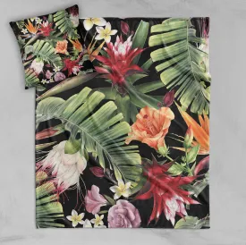 Tropical Paradise Decorative Throw and Pillow Cover Set