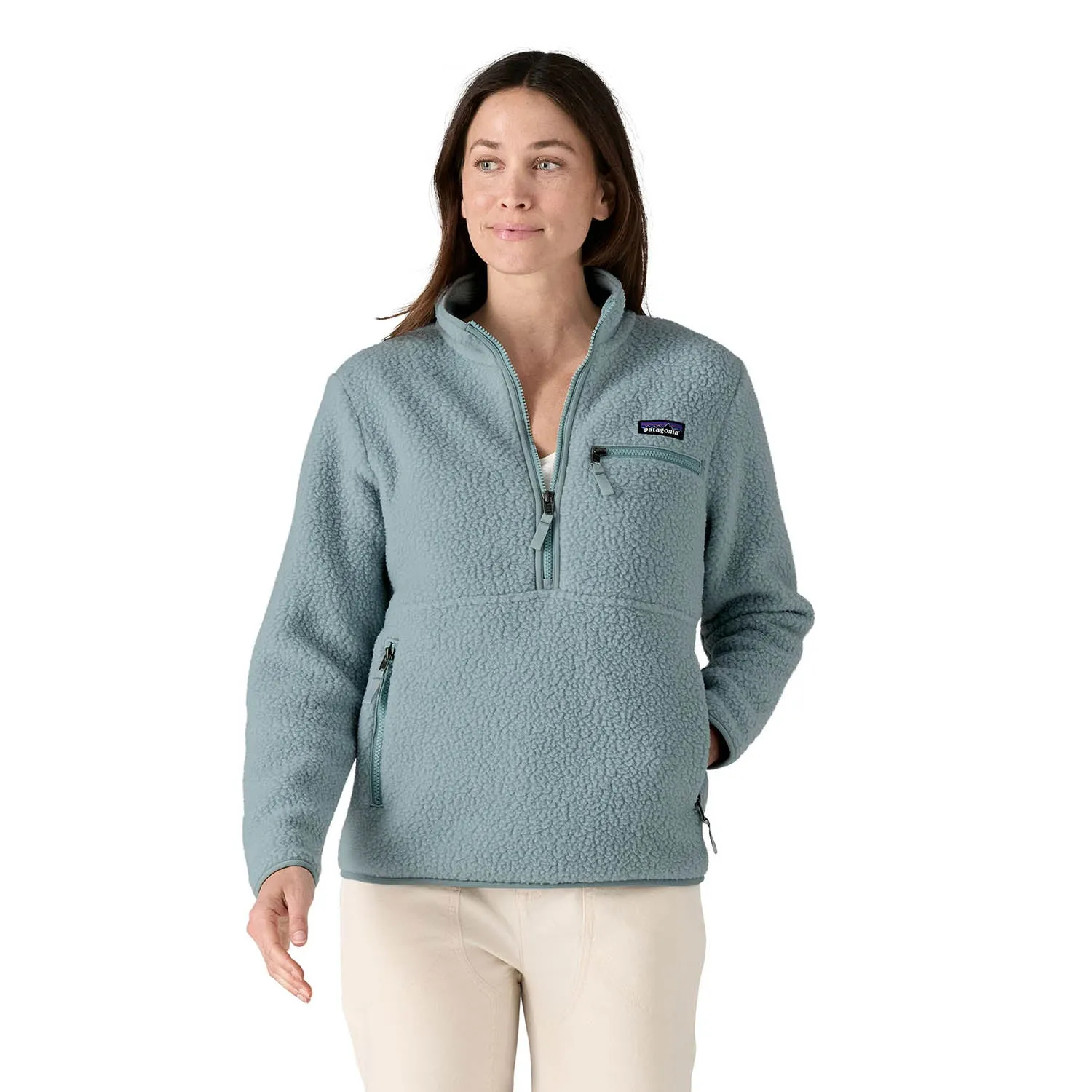 Womens Retro Pile Marsupial Fleece