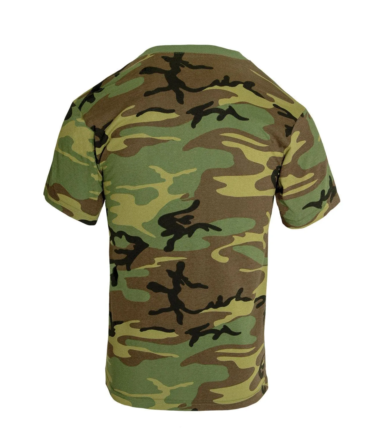 Woodland Camo T-Shirt With Pocket